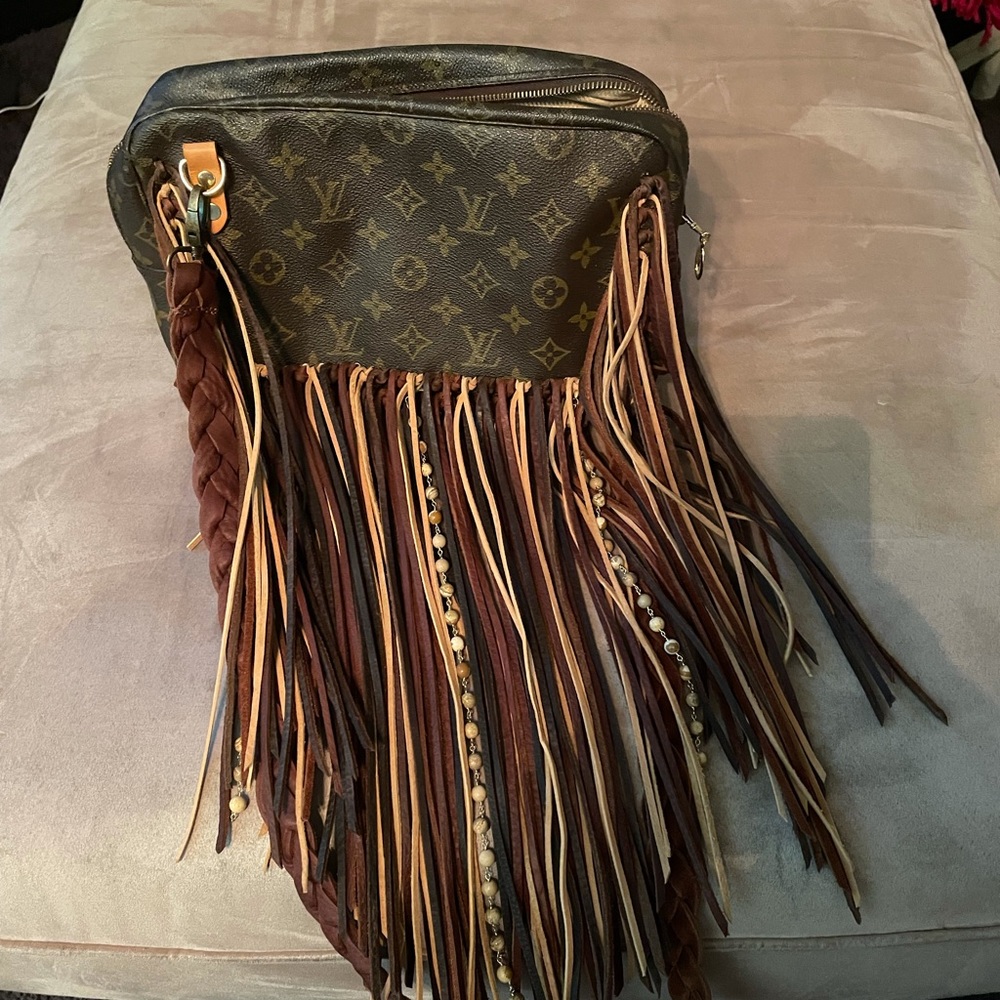 Vintage boho Louis Vuitton bag!